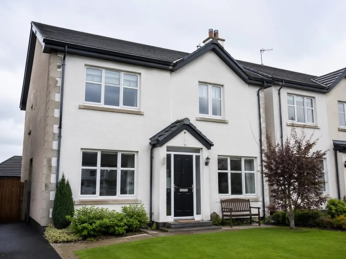 Clean residential windows on a detached home in Limavady